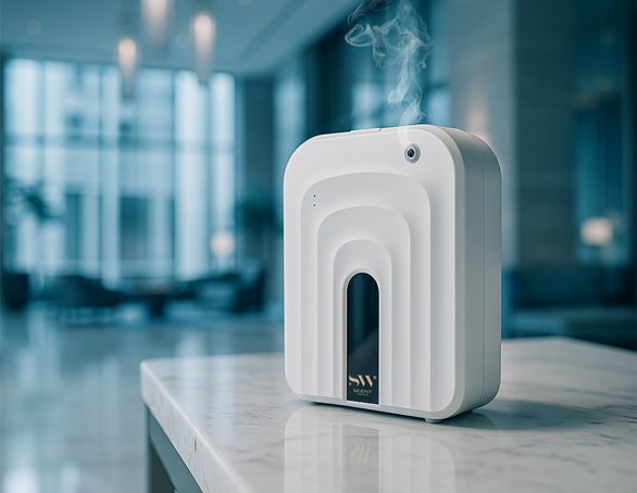 Scent World showroom and diffuser range — Al Qusais Industrial Area 5, Dubai